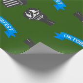 Oktoberfest Beer en Pretzel Cadeaupapier