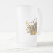 Oktoberfest Beer Festival Matglas Bierpul (Voorkant rechts)