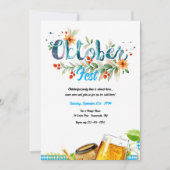 Oktoberfest Beer Kaart (Voorkant)