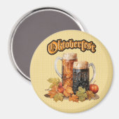 Oktoberfest Beer Mokken Magnet (Voorkant / Achterkant)