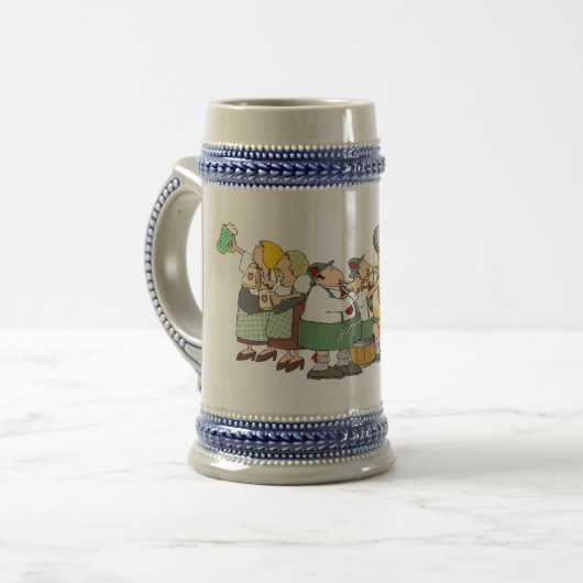 Oktoberfest Beer Stein, Mok (Voorkant links)
