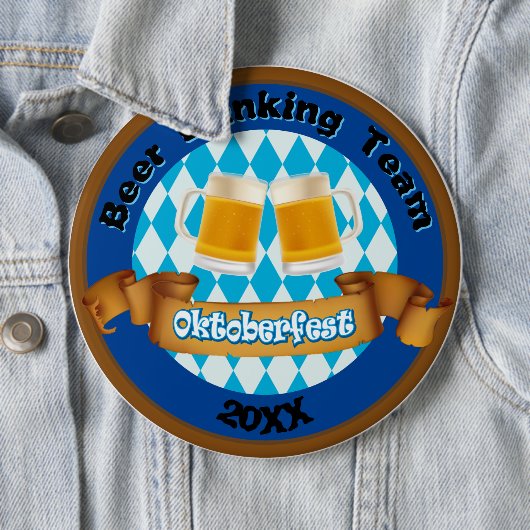 Oktoberfest Beer Team Button (In situ)