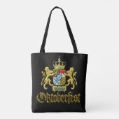 Oktoberfest- Beieren Wapen Tote Bag (Achterkant)