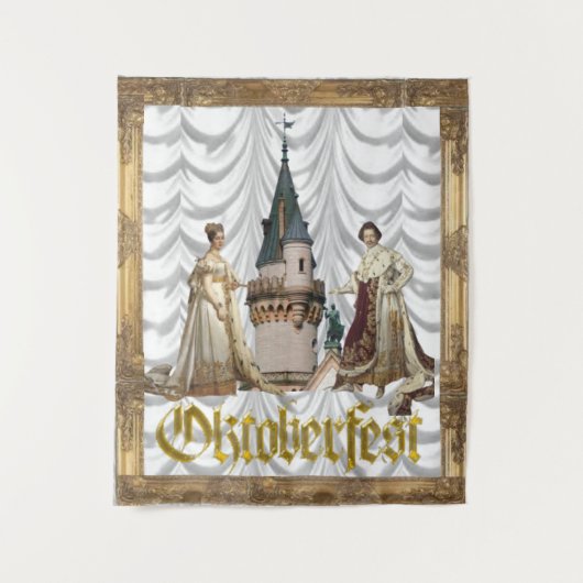 Oktoberfest Beierse Wandkleed (Voorkant)