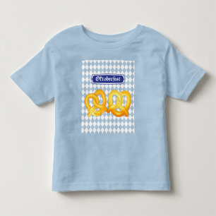 OKTOBERFEST bier Fest traditionele Duitse pretzels Kinder Shirts