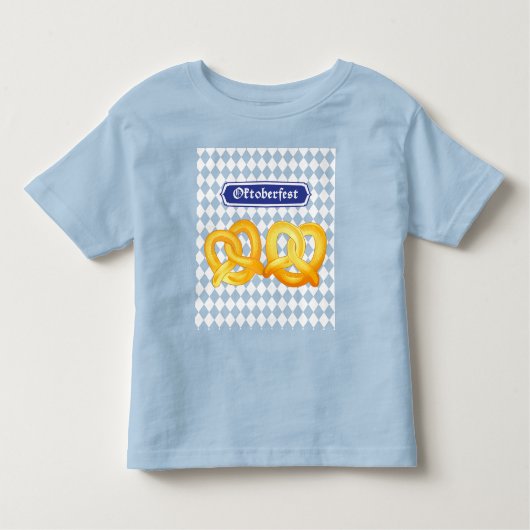 OKTOBERFEST bier Fest traditionele Duitse pretzels Kinder Shirts (Voorkant)