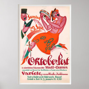 Oktoberfest Bier Festival Volksfest München Beiere Poster