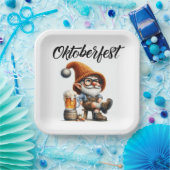 Oktoberfest Bier Kabouter Papieren Bordje (Feest)
