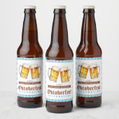 Oktoberfest bier verjaardagsfeestje etiket (Flessen)