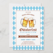 Oktoberfest Bierfeest 60e verjaardag Kaart (Voorkant)