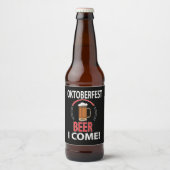 Oktoberfest Bierfeest Oktoberfest Bier Etiket (Voorkant)