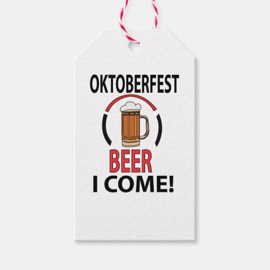 Oktoberfest Bierfeest Oktoberfest Cadeaulabel (Voorkant)