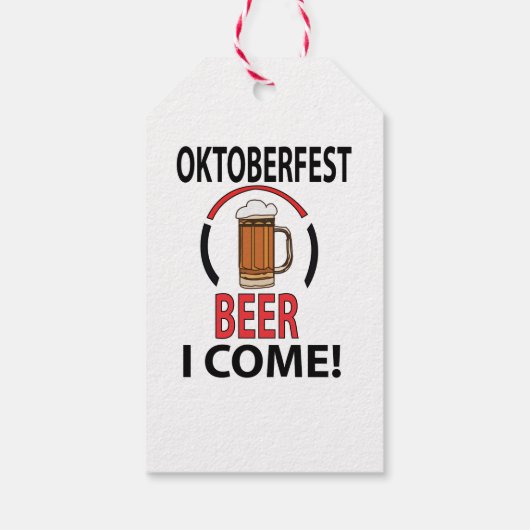 Oktoberfest Bierfeest Oktoberfest Cadeaulabel (Achterkant)