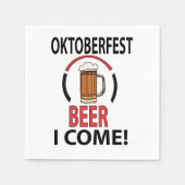 Oktoberfest Bierfeest Oktoberfest Servet (Voorkant)