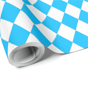 OKTOBERFEST bierfestival decoratie Blauw patroon Cadeaupapier