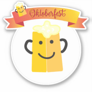 OKTOBERFEST bierfestival decoratie Fireworks Sticker