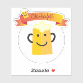 OKTOBERFEST bierfestival decoratie Fireworks Sticker