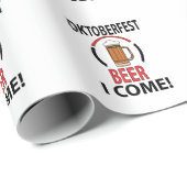 Oktoberfest Bierfestival Grappig Oktoberfest Cadeaupapier (Rol Hoek)