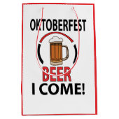 Oktoberfest Bierfestival Grappig Oktoberfest Medium Cadeauzakje (Voorkant)
