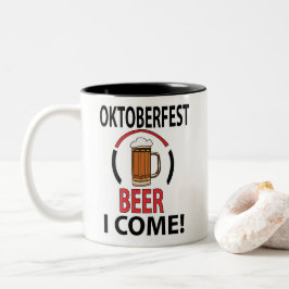 Oktoberfest Bierfestival Grappig Oktoberfest Tweekleurige Koffiemok