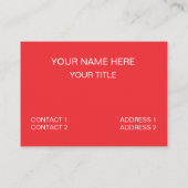 Oktoberfest Bierfestival Oktoberfest Visitekaartje (Achterkant)