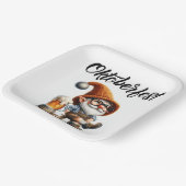 Oktoberfest bierkabouter papieren bordje (Gebogen)