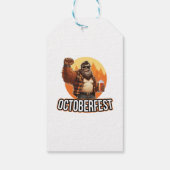 Oktoberfest Bigfoot Cadeaulabel (Achterkant)