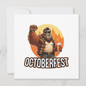 Oktoberfest Bigfoot Kaart (Achterkant)