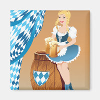 oktoberfest blonde biermeisje