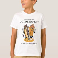 Oktoberfest Brats Beer Herfst Party Retro Kind