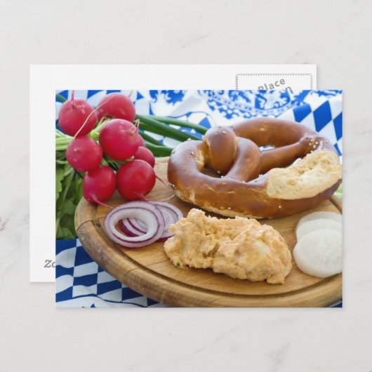 Oktoberfest Breakfast Briefkaart (Voorkant / Achterkant)