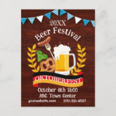 Oktoberfest Briefkaart (Voorkant)