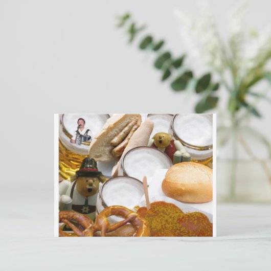 Oktoberfest Briefkaart (Staand voorkant)