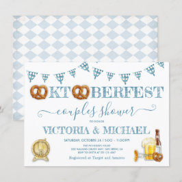 Oktoberfest Broodje Koppel Bruiloft Kaart