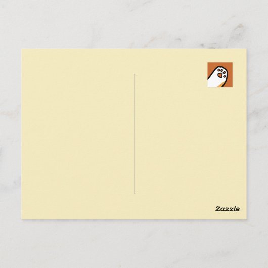 Oktoberfest Cat Party Paws en Pints Briefkaart (Achterkant)