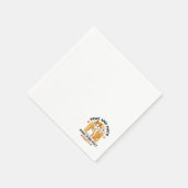 Oktoberfest Cat Party Paws en Pints Servet (Hoek)