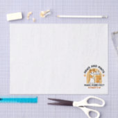 Oktoberfest Cat Party Paws en Pints Tissuepapier (Craft)