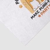 Oktoberfest Cat Party Paws en Pints Tissuepapier (Detail)