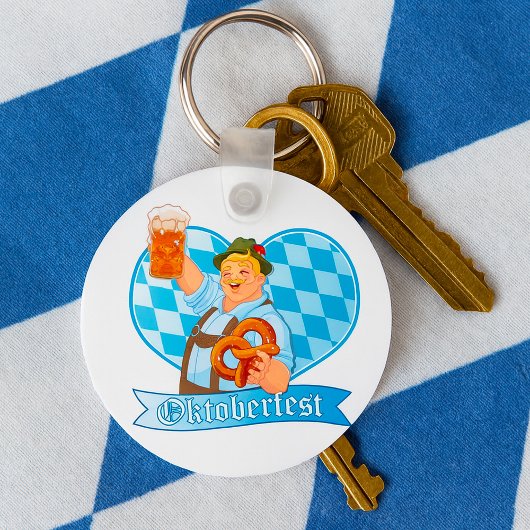 Oktoberfest Celebratie Sleutelhanger