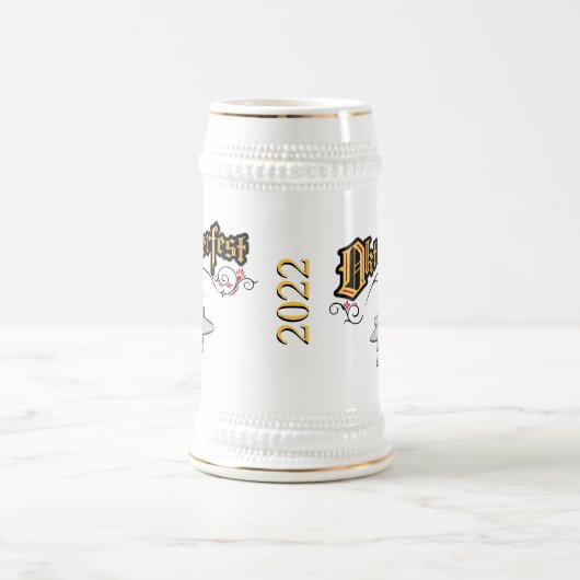 Oktoberfest Ceramic Beer Stein Bierpul (Center)