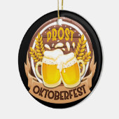 Oktoberfest Cheers German Drink Beer Party Keramisch Ornament (Links)