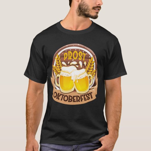 Oktoberfest Cheers German Drink Beer Party T-shirt (Voorkant)