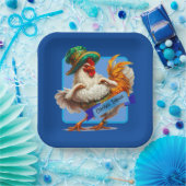 Oktoberfest Chicken Dance Papieren Bordje (Feest)