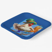 Oktoberfest Chicken Dance Papieren Bordje (Gebogen)