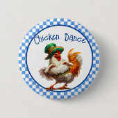 Oktoberfest Chicken Dance Ronde Button 5,7 Cm (Voorkant)