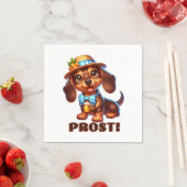 Oktoberfest Dachshund Prost! Servet (Insitu)
