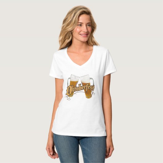 Oktoberfest Dames T-shirt (Voorkant volledig)