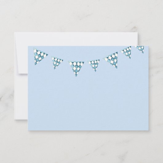 Oktoberfest Danke bedankje Kaart (Achterkant)