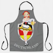 Oktoberfest Deutschland Duitsland Schort (Voorkant)