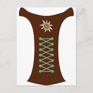 Oktoberfest Dirndl Briefkaart